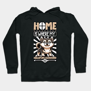 Home is with my Hällefors Elkhound Hoodie